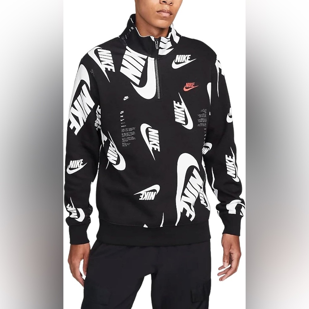 Nike Club Fleece Men's 1/4-Zip Top Shirt/ Sweatshirt